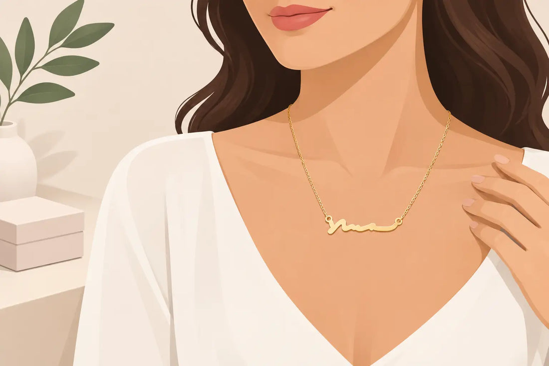 Personalized Name Necklace for Women That Lasts