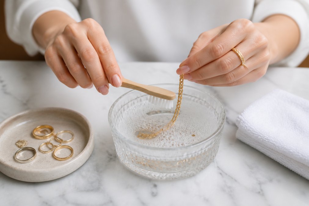 How to Clean Gold Plated Jewelry (Safe Methods)