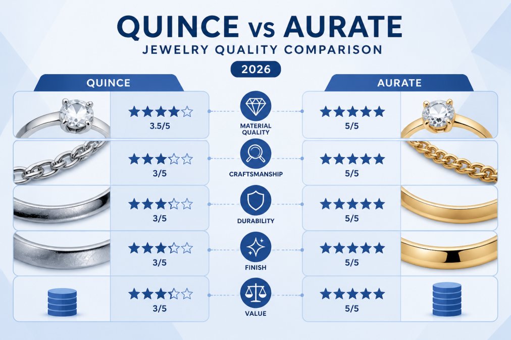 Quince vs Aurate Jewelry Quality Comparison 2026