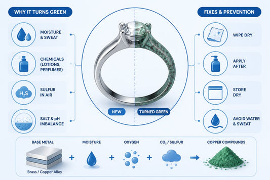 Why Does Cheap Jewelry Turn Green? Fixes & Prevention