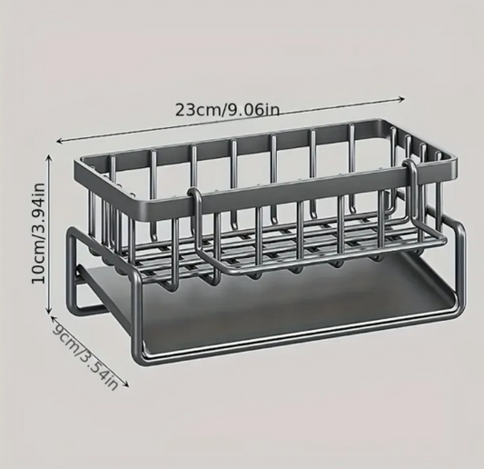 Black Sponge Drain Rack
