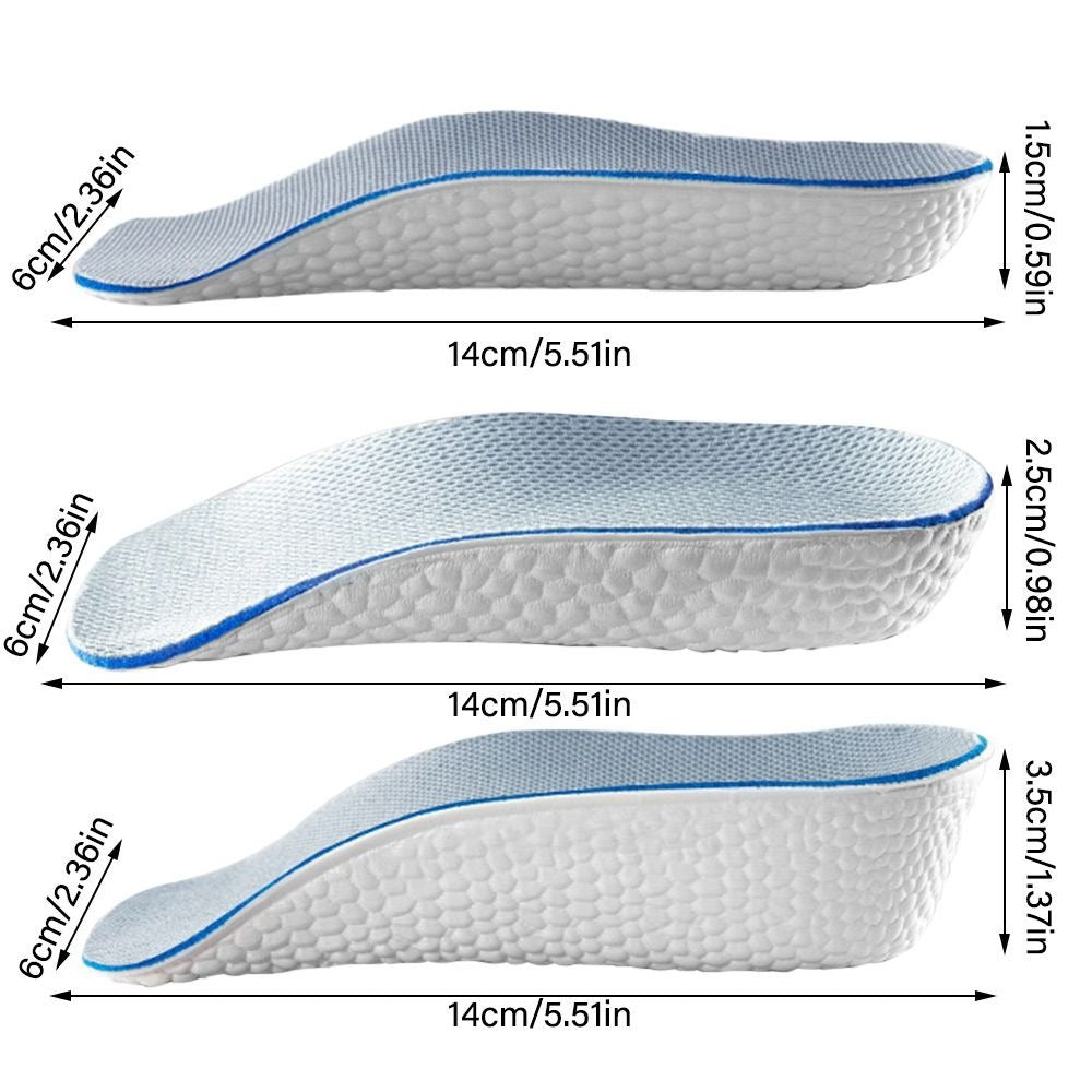 Breathable Invisible Height Increasing Arch Support Insole